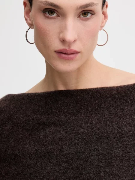 Светр із додаванням вовни Hoss Intropia коричневий