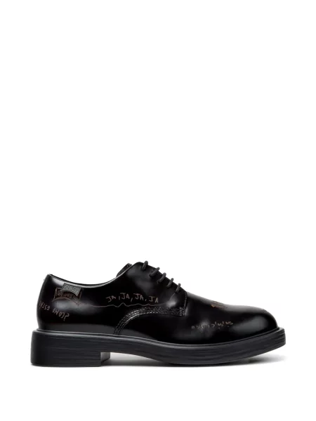 Pantofi loafer Camper din piele cu imagine negru