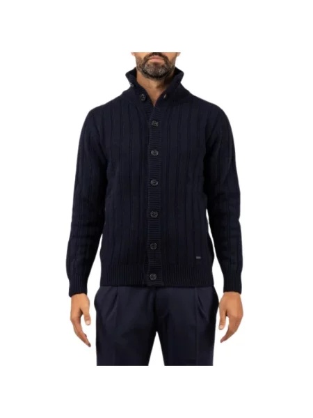 Dzianinowy sweter Brooksfield niebieski