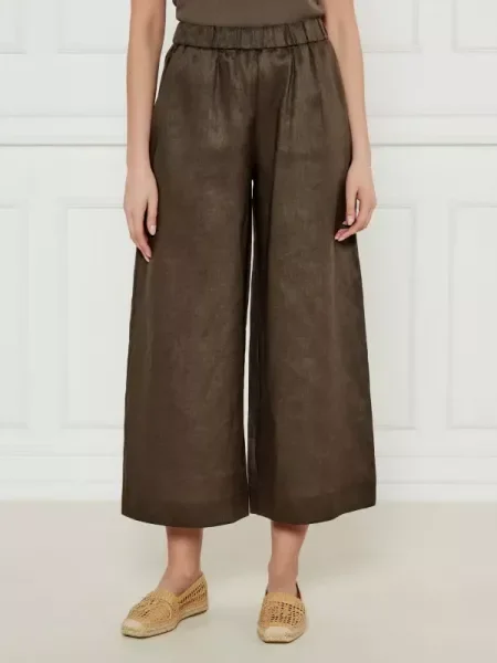 Max Mara Leisure Len nadrág MINNIE | Relaxed fit zöld