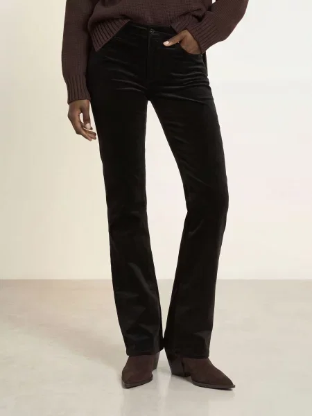 7 For All Mankind Jeansy Bootcut The Leggy Bootcut schwarz czarne
