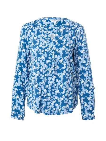 ZABAIONE Blúzka Annabelle nebesky modrá / svetlomodrá / mätová biela