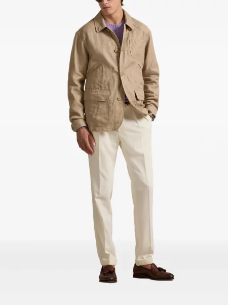 Șapcă Polo Ralph Lauren cu model herringbone din țesătură twill cu imagine albastru