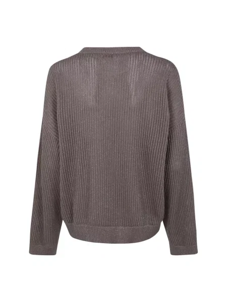 Sweter Brunello Cucinelli brązowy