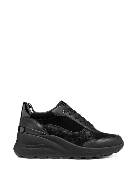 Sneakerși Geox chunky negru