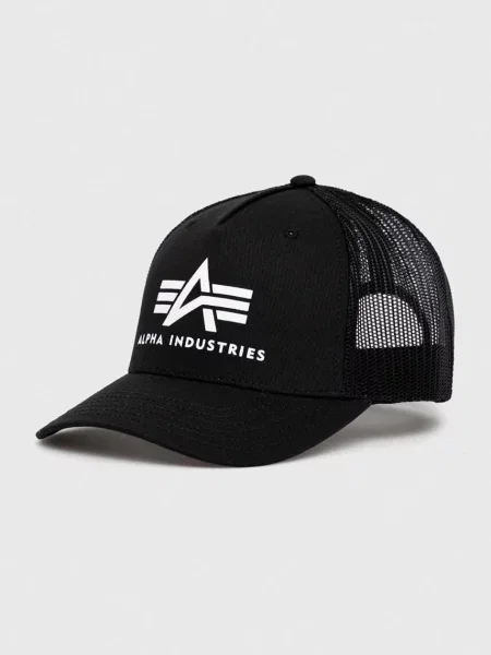 Чоловіча бейсболка Alpha Industries Basic Trucker світло-блакитна блакитна
