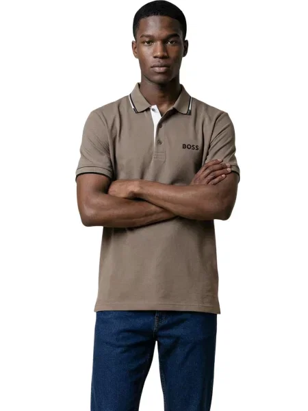 Риза Boss синьо