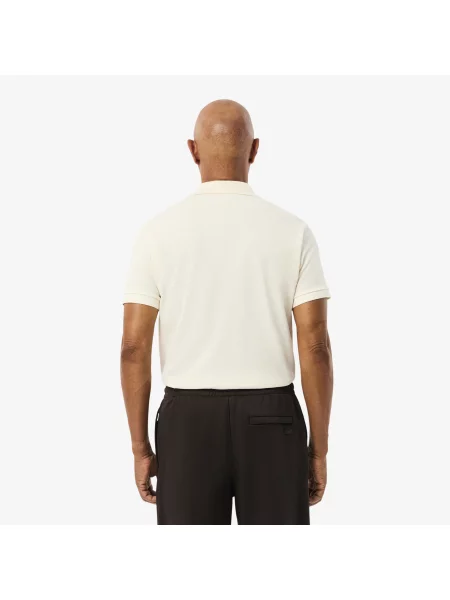 Lacoste Koszulka Polo Classic Fit Original Piqué beżowa
