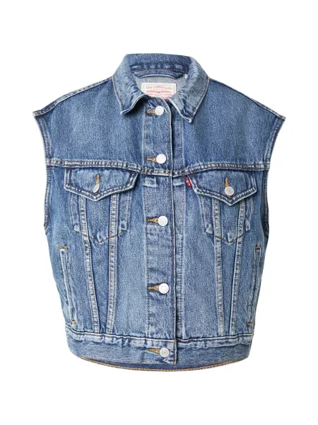 LEVI'S ® Vestă SHRUNKEN denim albastru