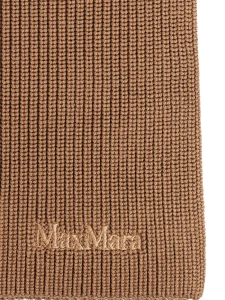 Fular Max Mara de lână maro