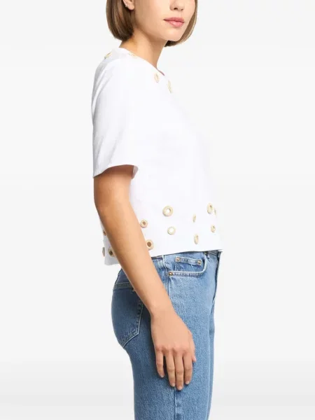 Croșetat tricou Cinq A Sept alb