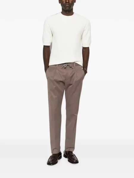 Pantaloni Herno cu cordon gri
