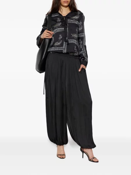 Bluză Allsaints cu imagine negru