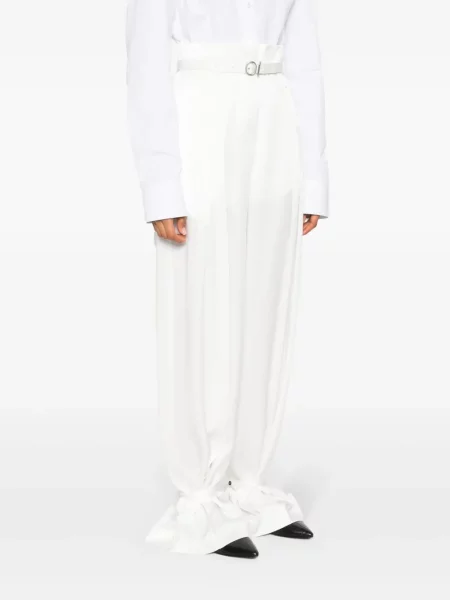 Nohavice Jil Sander biela