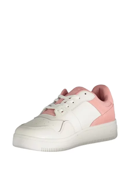 Sneakerși Tommy Hilfiger retro alb