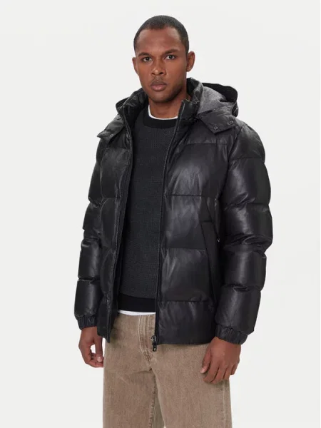 Milestone Usnjena jakna Mortimer črna