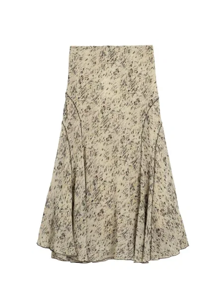 Desigual Fustă / lila galben