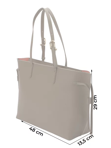 Shopper kabelka Furla hnedá