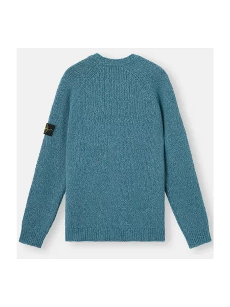 Sweter Stone Island z kamieniami niebieski