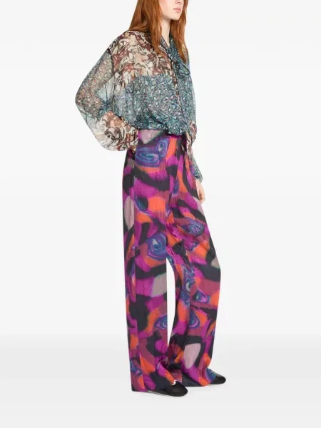 Pantaloni Dries Van Noten roz