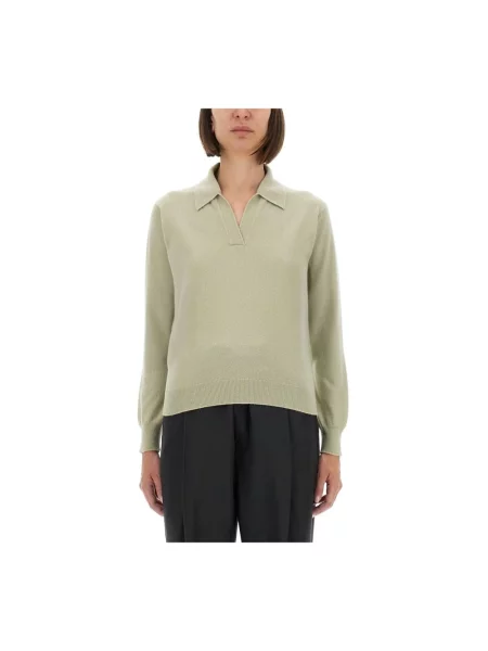 Sweter Maison Margiela wełniany zielony