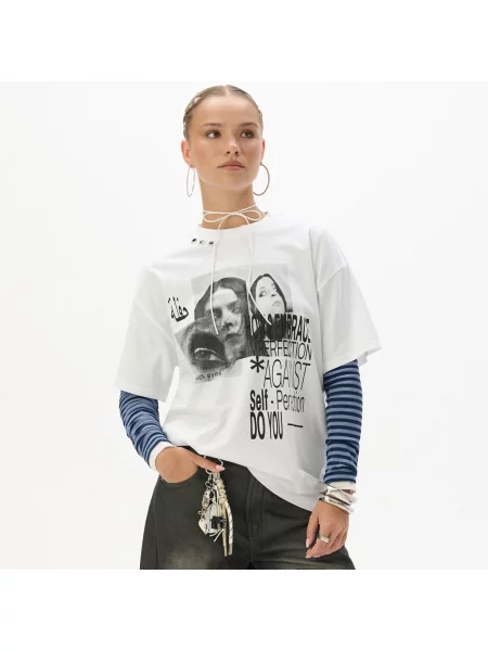 Футболка Cropp белая
