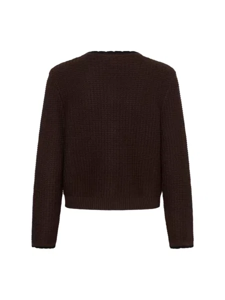 Dzianinowy sweter Soaked In Luxury brązowy