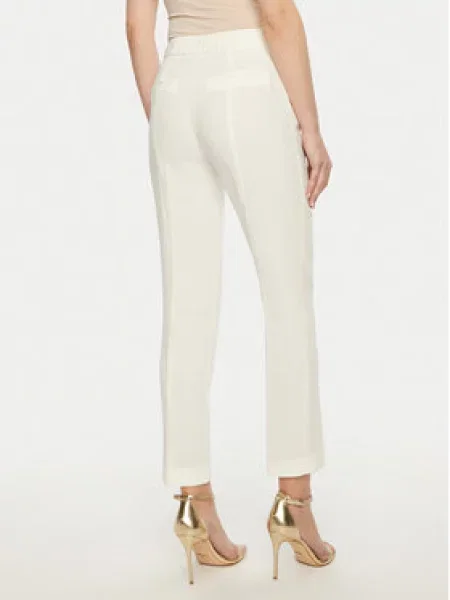 Marciano Guess Medžiaginės kelnės balta