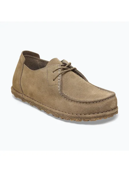 Cipő BIRKENSTOCK Utti Lace Suede Leather Narrow gray taupe Utti Lace Suede Leather Narrow szürke