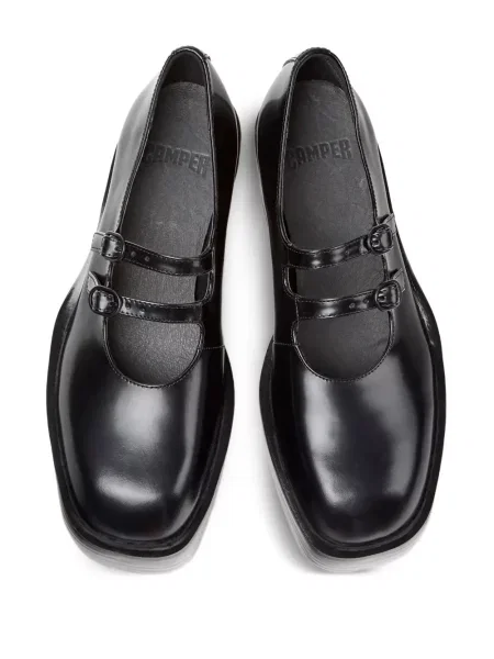 Pantofi cu toc Camper cu cataramă negru