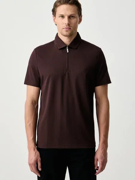 Tricou polo Michael Kors maro