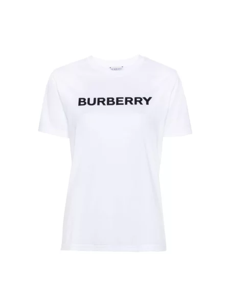Koszulka Burberry z logo biała