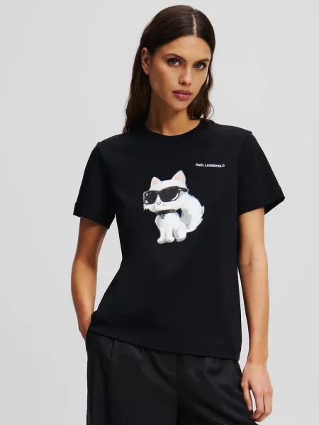 Karl Lagerfeld tricou din femei negru