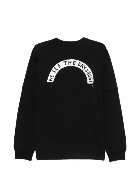 Tricou Sacai cu imagine negru