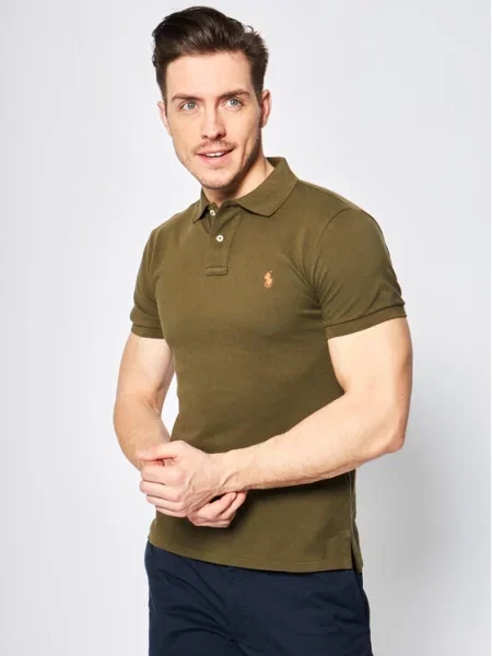 Поло тениска Polo Ralph Lauren зелено