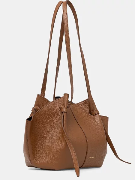 Geantă shopper Yuzefi din piele maro