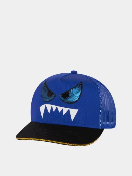 Skechers Monster Eyes Trucker Кепка Для хлопчиків синій