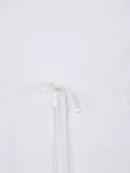 Tricou Simone Rocha cu funde alb