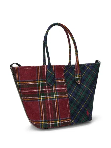 Șapcă Polo Ralph Lauren de catifea cord în carouri verde