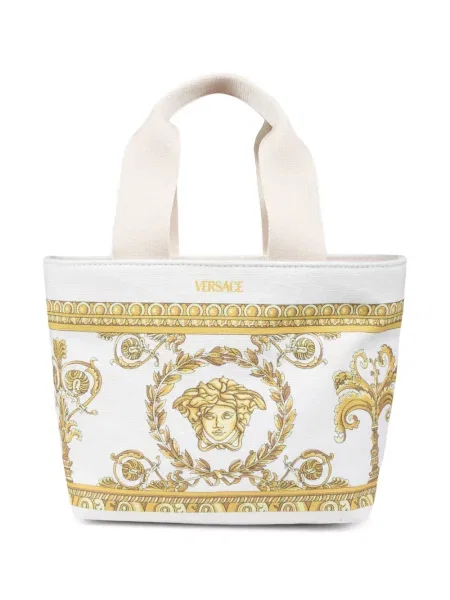 Dětska shopper kabelka Versace bílá