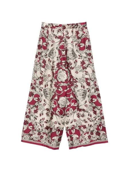 Pantaloni palazzo Antonio Marras cu model floral cu imagine