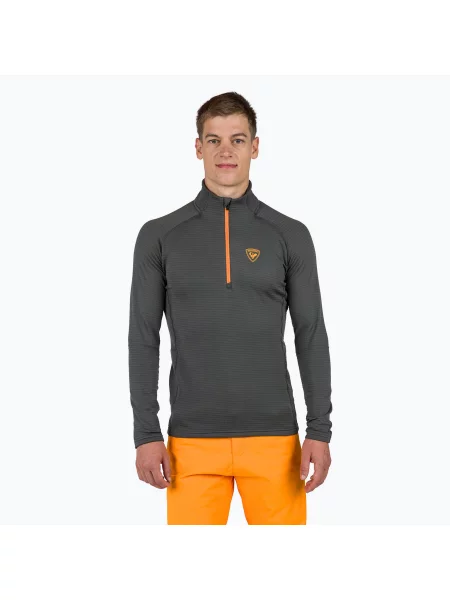 Mikina Rossignol Blackside Fleece Hz onyx grey šedá