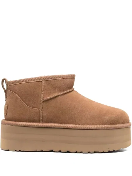 Botine Ugg cu platformă maro