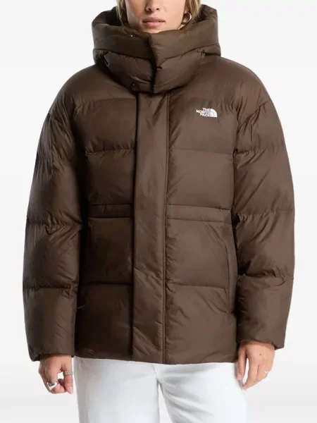 Geacă cu puf The North Face maro
