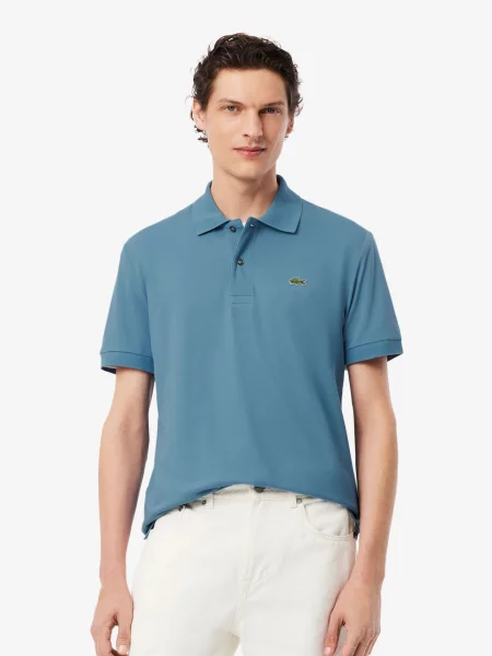 Поло Lacoste блакитне