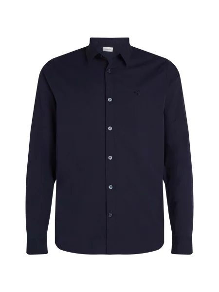 Cămașă de blugi Calvin Klein Jeans stretch albastru