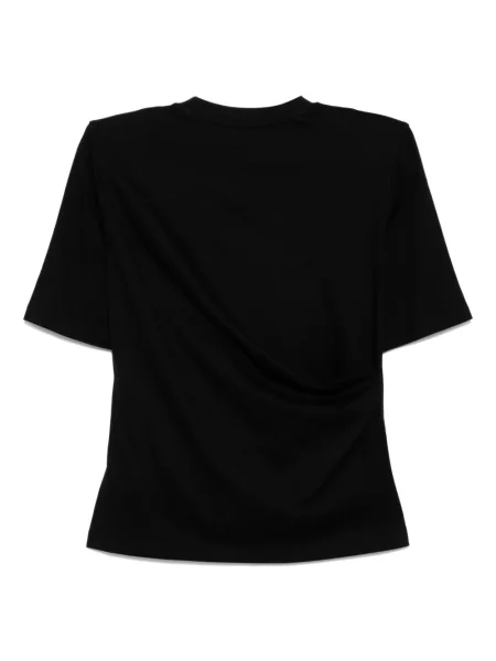 Tricou Jnby plisat negru