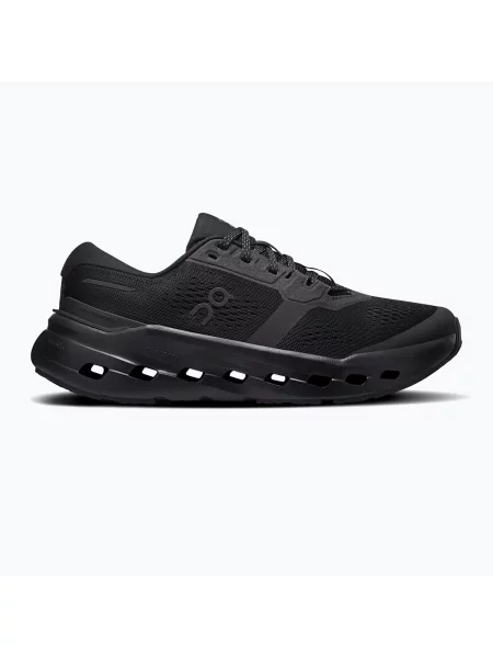 Férfi futócipő On Running Cloudrunner 3 black/black. Méret: 42 EU fekete