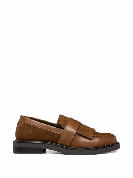 Pantofi loafer Geox maro
