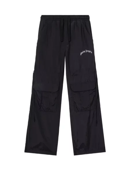 Pantaloni Palm Angels cu imagine negru